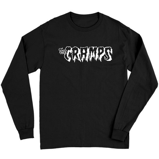 Discover The Cramps Unisex Long Sleeves: Logo - White (Red)