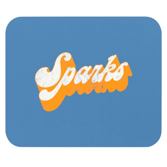 Discover Sparks - Vintage Style Retro Aesthetic Design - Sparks - Mouse Pads