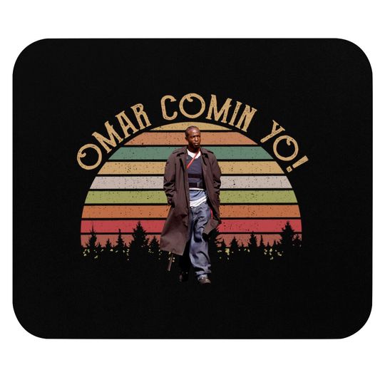 Discover Retro Vintage Omar Coming Yo  Movie Mouse Pads