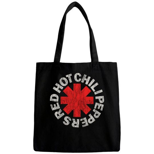 Discover Red Hot Chili Peppers Distressed Logo Rock Tee Bags