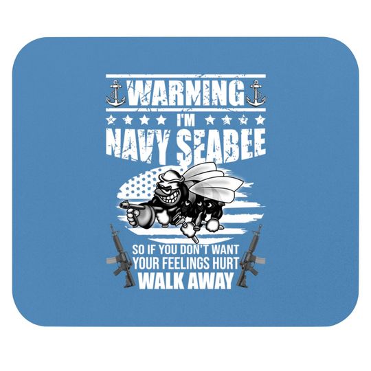 Discover Navy Seabee - US Navy Vintage Seabees - Navy - Mouse Pads