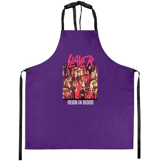 Discover Slayer Reign In Blood Thrash Metal  Apron Aprons