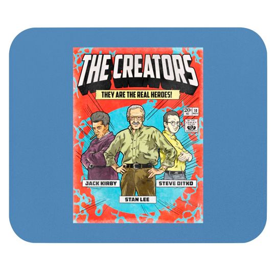 Discover The Creators - Stan Lee - Mouse Pads