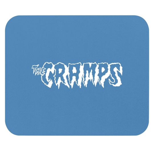 Discover The Cramps Unisex Mouse Pads: Logo - White (Red)
