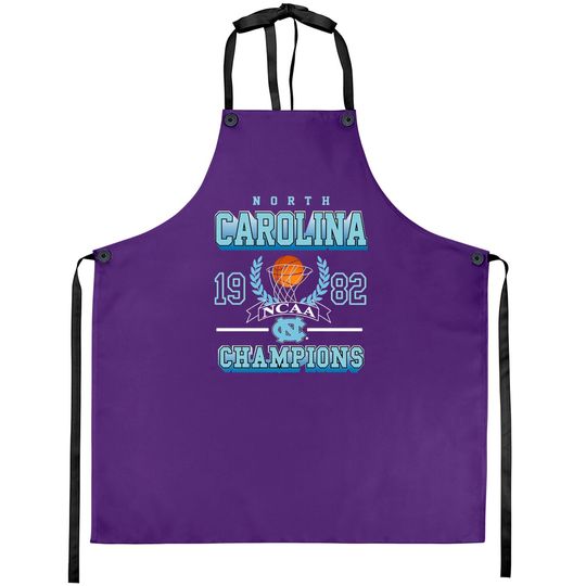 Discover Vintage UNC Collegiate 82 Champions Aprons, University Of Basketball