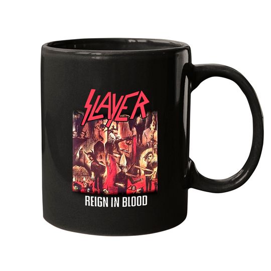 Discover Slayer Reign In Blood Thrash Metal  Mug Mugs
