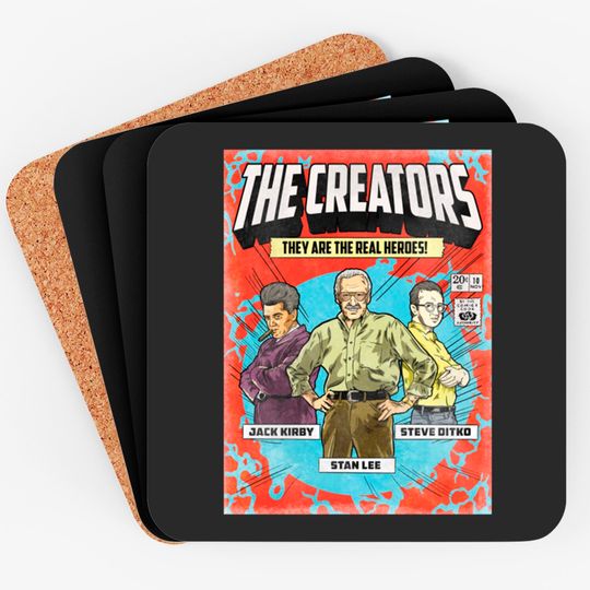 Discover The Creators - Stan Lee - Coasters