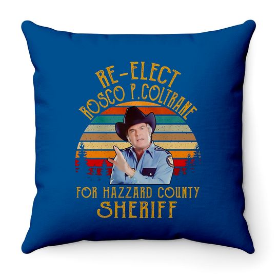 Discover The Dukes Of Hazzard Throw Pillow Re-Elect Throw Pillows