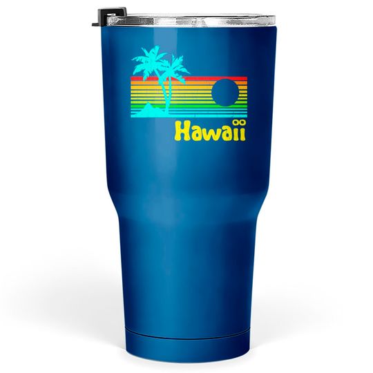 Discover '80s Retro Vintage Hawaii (distressed look) - Hawaii - Tumblers 30 oz