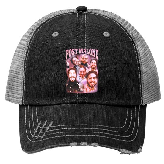 Discover Post Malone Trucker Hats, Post Malone Printed Graphic Trucker Hats