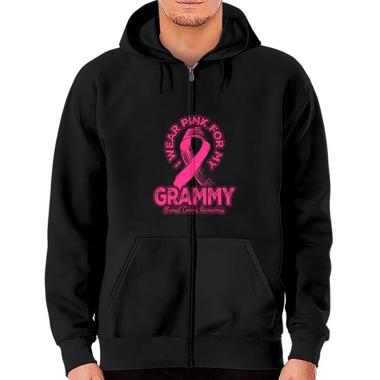 Discover in this family no one fights breast cancer alone - Breast Cancer - Zip Hoodies