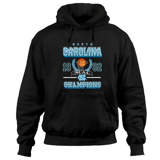Discover Vintage UNC Collegiate 82 Champions Hoodies, University Of Basketball