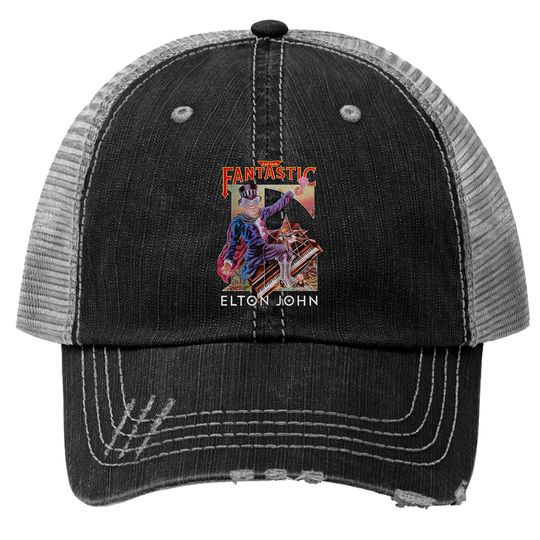 Discover Elton John Captain Fantastic Brown Dirt Cowboy Trucker Hat Trucker Hats