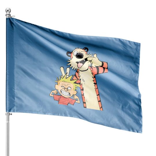 Discover Calvin and Hobbes  House Flags