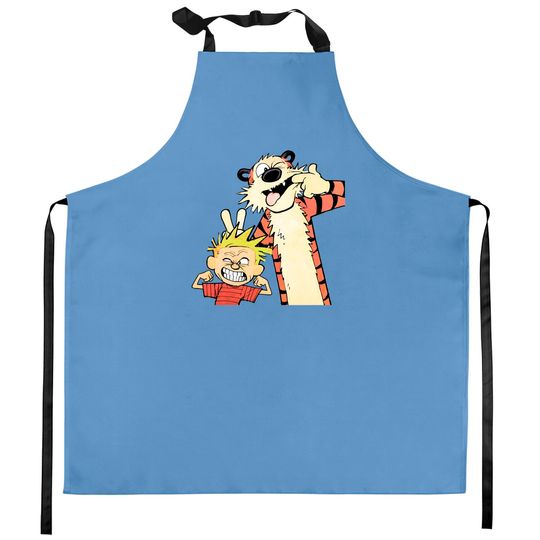 Discover Calvin and Hobbes  Kitchen Aprons