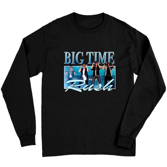 Discover Big Time Rush retro band logo - Big Time Rush - Long Sleeves