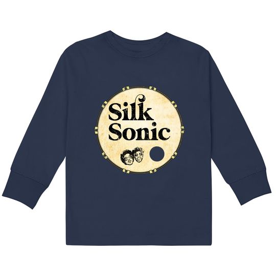 Discover Classic Fans Worn Out Silk Bass Drum Head Sonic Cute Fans Classic  Kids Long Sleeve T-Shirts