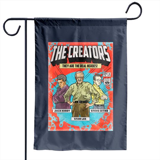 Discover The Creators - Stan Lee - Garden Flags
