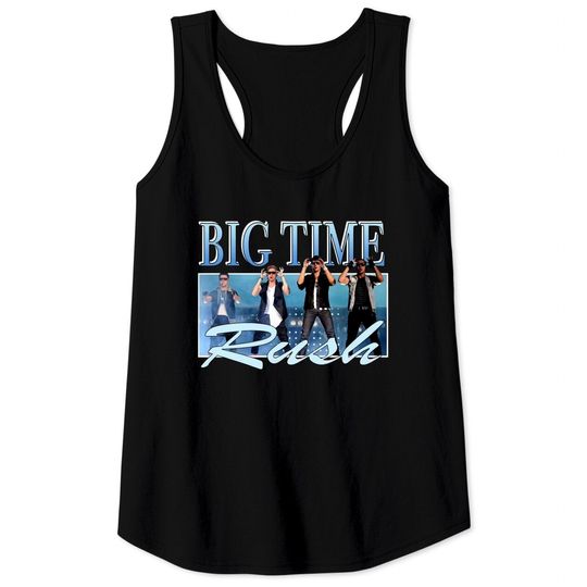 Discover Big Time Rush retro band logo - Big Time Rush - Tank Tops