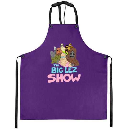 Discover Big Lez Show Logo - Big Lez Show - Aprons