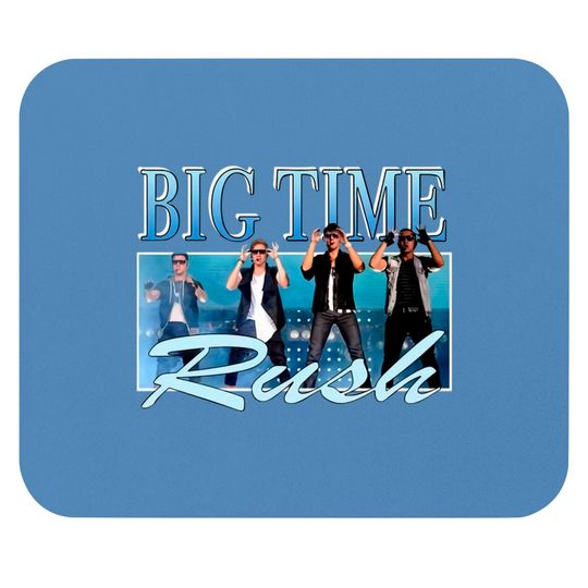 Discover Big Time Rush retro band logo - Big Time Rush - Mouse Pads