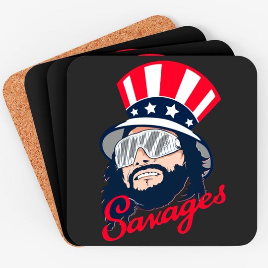 Discover Macho Man Yankee Savage - Yankees - Coasters