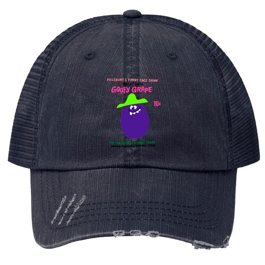 Discover Funny Face Drink Mix "Goofy Grape" - Kool Aid - Trucker Hats
