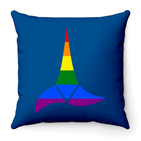Discover Klingon Pride Logo - Pride - Throw Pillows