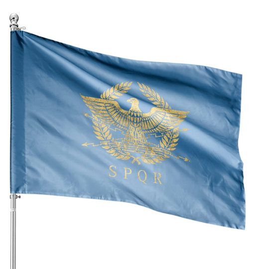 Discover Roman Empire Emblem V01 - Roman Empire - House Flags