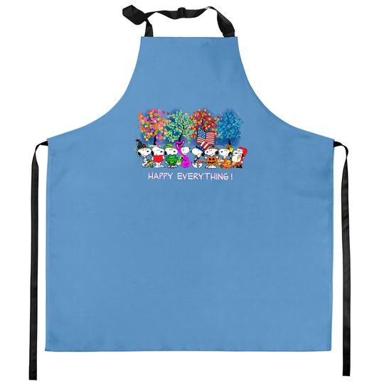 Discover Happy Everything Snoopy Charlie Kitchen Aprons