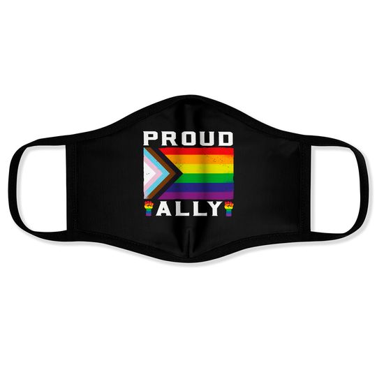Discover LGBT Gay Pride Month Proud Ally - Lgbtq - Face Masks