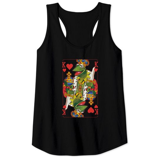 Discover THE MUPPET KERMIT IS KING CARD LOVE - Kermit - Tank Tops
