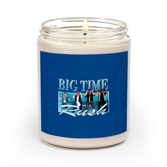 Discover Big Time Rush retro band logo - Big Time Rush - Scented Candles