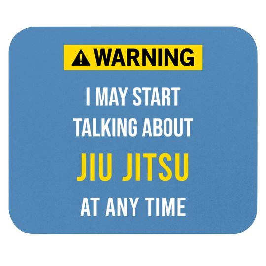 Discover Warning Jiu Jitsu - Jiu Jitsu - Mouse Pads