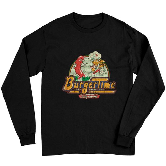 Discover BurgerTime 1982 - Arcade - Long Sleeves
