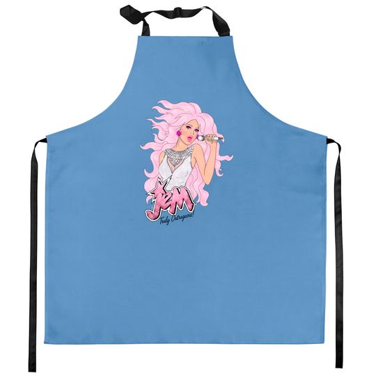 Discover Diamond Jem by BraePrint - Jem And The Holograms - Kitchen Aprons