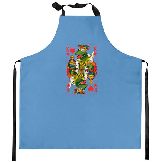 Discover THE MUPPET KERMIT IS KING CARD LOVE - Kermit - Kitchen Aprons