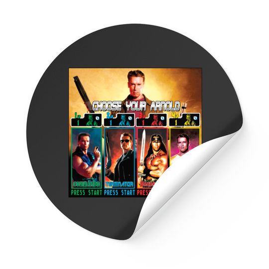 Discover Choose Your Arnold - Schwarzenegger - Stickers
