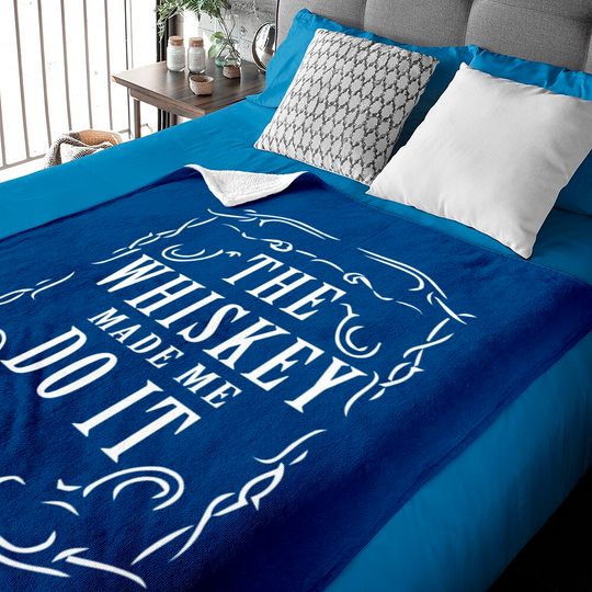 Discover Whiskey made me do it - Whiskey Humor - Baby Blankets
