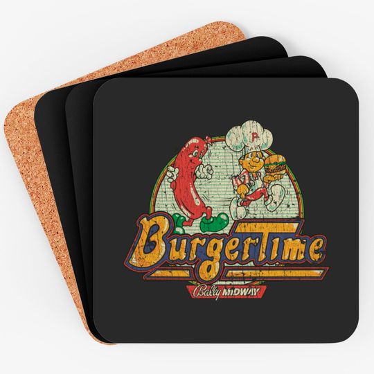 Discover BurgerTime 1982 - Arcade - Coasters