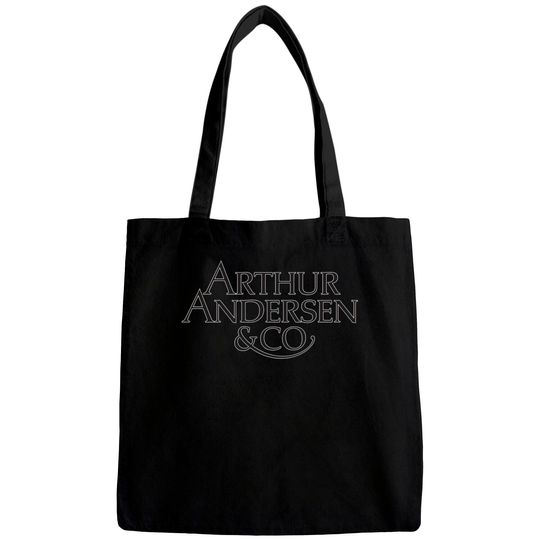 Discover Arthur Andersen & Co Logo - Defunct Accounting Firm - Corporate Crime Humor - Arthur Andersen - Bags