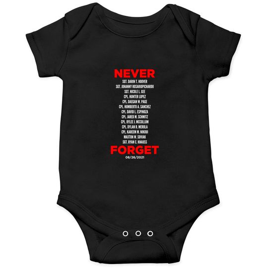 Discover Never Forget 13 Fallen Soldiers - Never Forget - Onesies