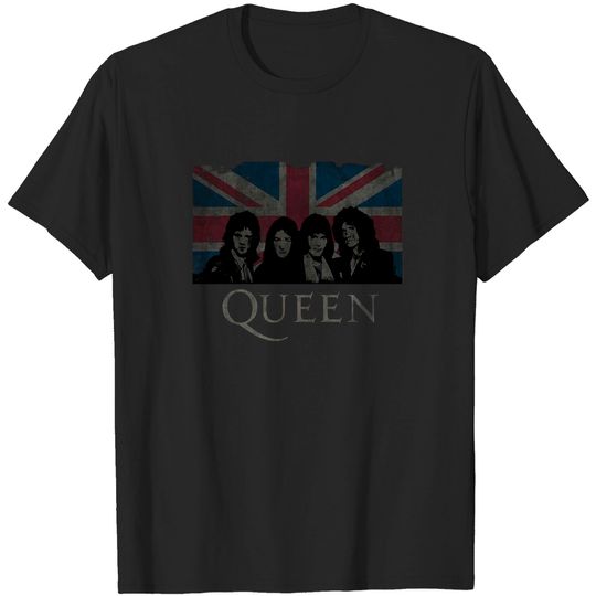 Discover Queen Freddie Mercury Bohemian Rhapsody Black Tee T-Shirt