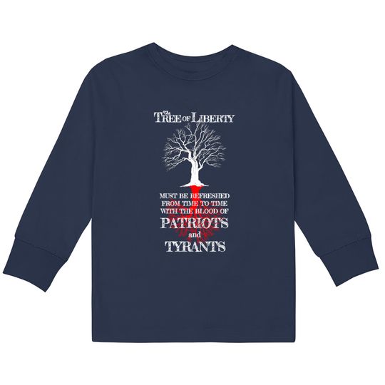 Discover Tree Of Liberty Design - Tree Of Liberty -  Kids Long Sleeve T-Shirts