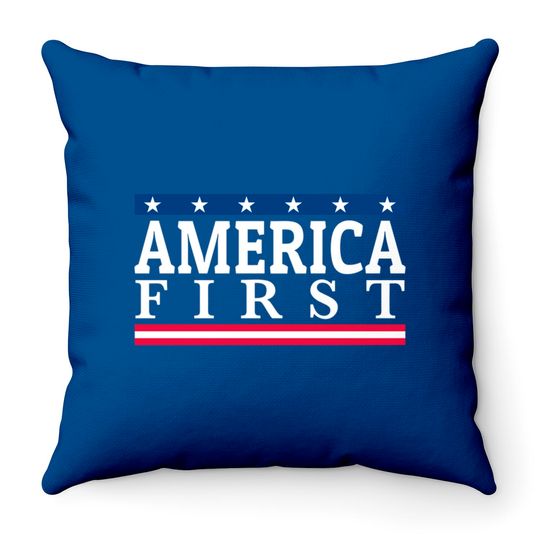 Discover "America First" Pride - American - Throw Pillows