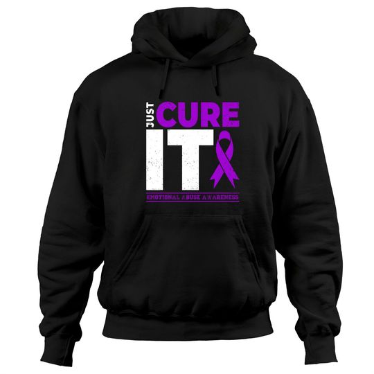 Discover Emotional Abuse Awareness Just Cure It Because In This Family We Fight Together - Emotional Abuse Awareness - Hoodies
