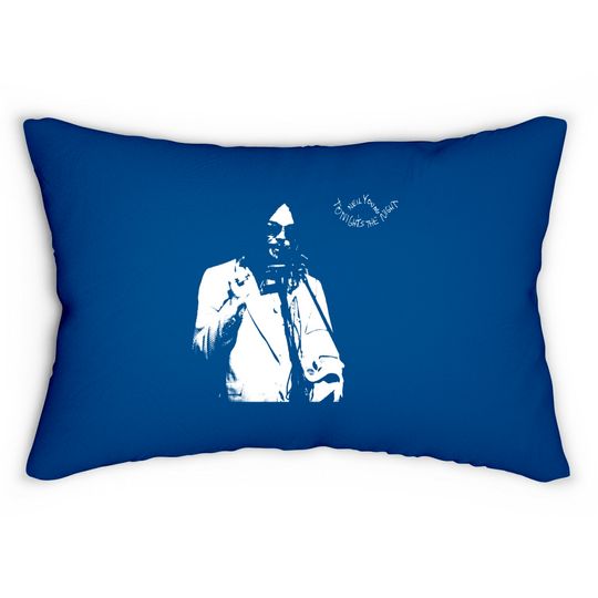 Discover Neil Young Tonights The Night Lumbar Pillow Lumbar Pillows