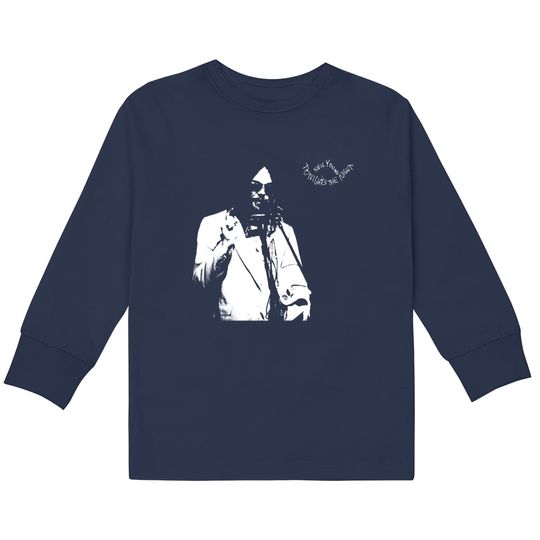 Discover Neil Young Tonights The Night Tee  Kids Long Sleeve T-Shirts
