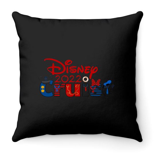 Discover Disney Cruise Throw Pillows 2022 | Disney Family Throw Pillows 2022 | Matching Disney Throw Pillows | Disney Trip 2022