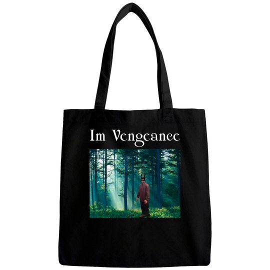 Discover I'm Vengeance Tracksuit Robert Pattinson Standing in the Kitchen Meme Bags